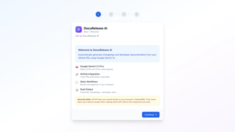 DocuRelease AI Preview