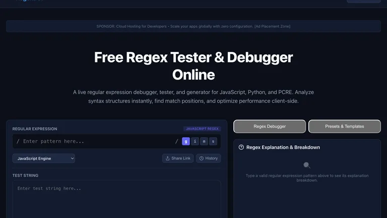 RegexDev Preview